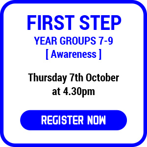 first step register now