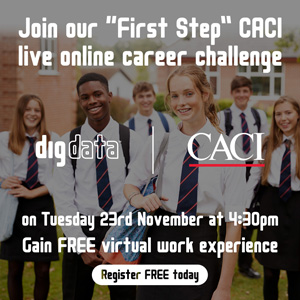 CACI Live Online Career Challenge Social Post First Step