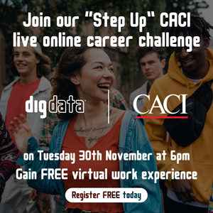 CACI Live Online Career Challenge Social Post Step Up