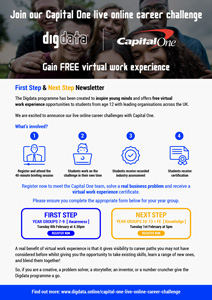 Digdata Capital One First Step and Next Step Newsletter