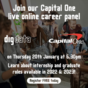 Capital One Live Online Career Panel Social media Post