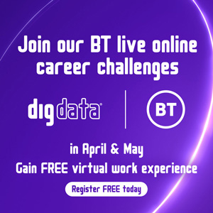 BT Live Online Career Challenge Social Media posts