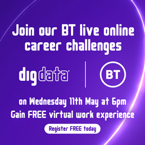 BT Live Online Career Challenge Step Up Social Media Post