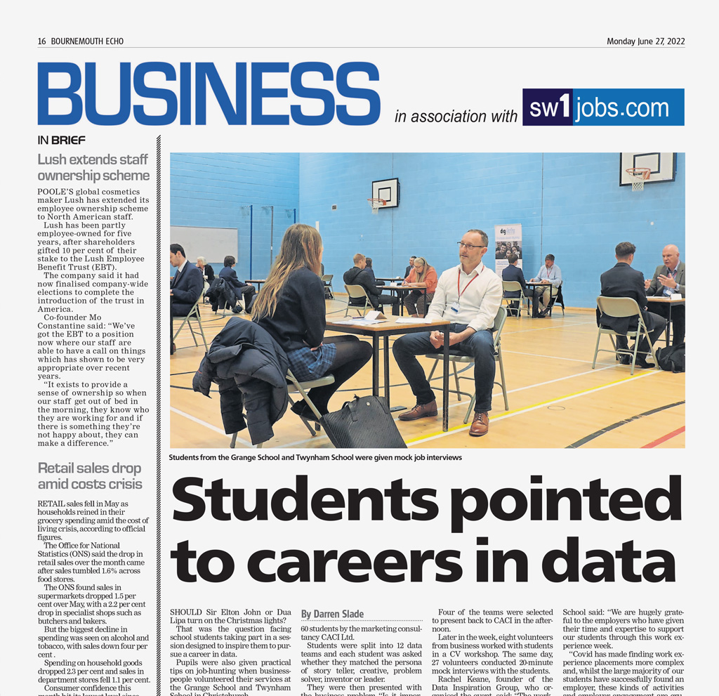 Digdata Bournemouth Echo news article