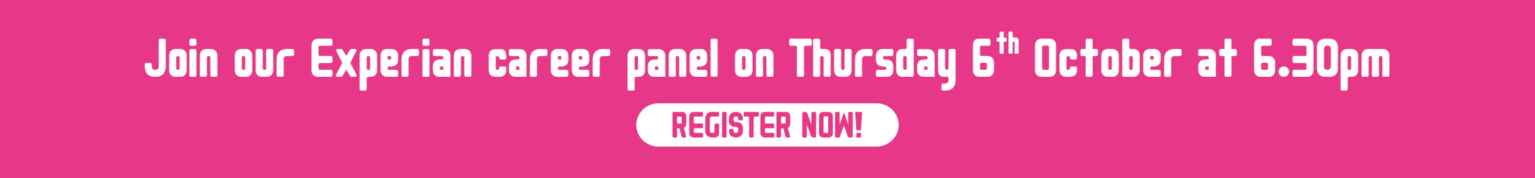 Register for our Experian career panel