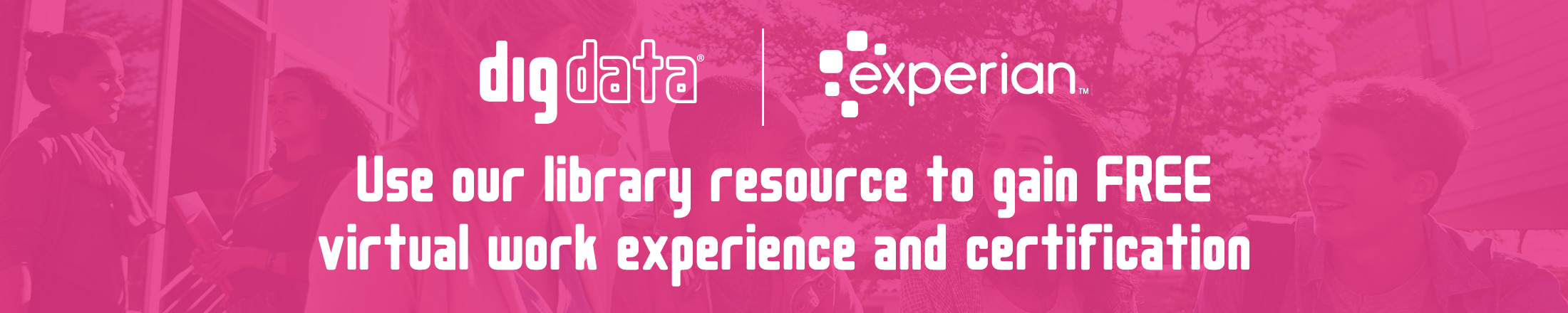 Experian Career Challenge library resource banner