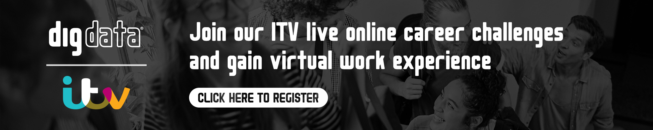 ITV Career Challenge Register Banner