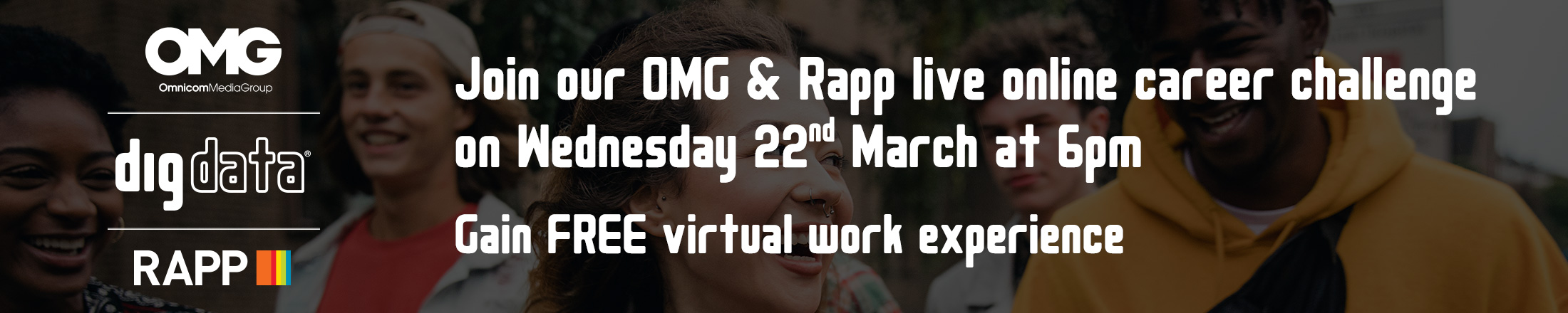 OMG & Rapp Career Challenge Marketing Pack Banner